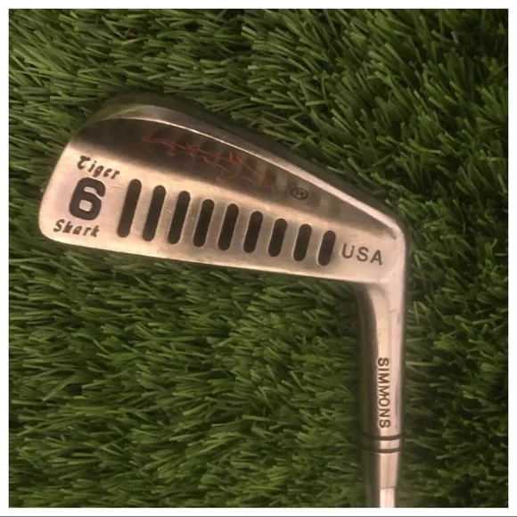 Simmons Tiger Shark Single 6 Iron Stock Steel Shaft RH 36 1/4 - Picture 1 of 7